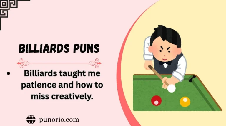 Billiards Puns