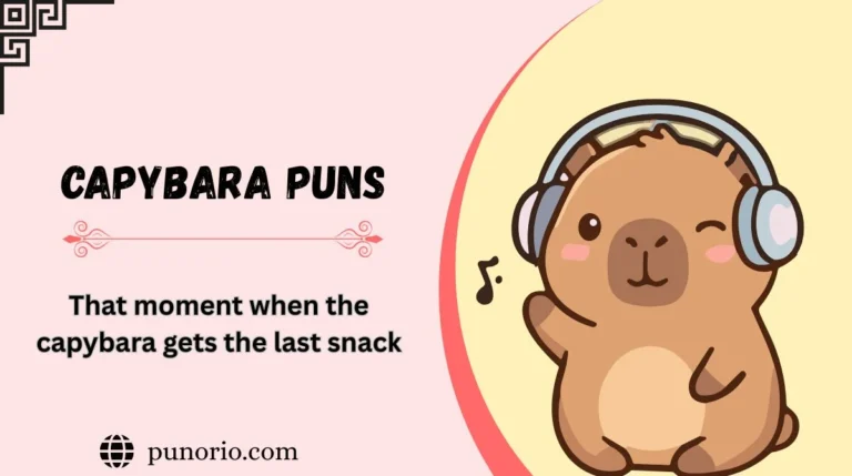 Capybara Puns