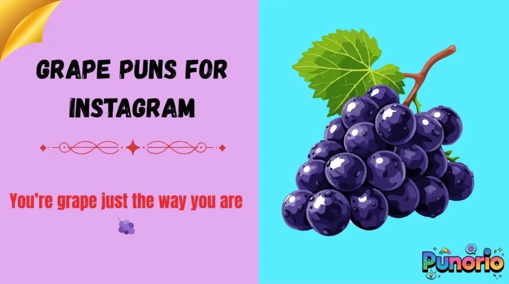 Grape puns for Instagram