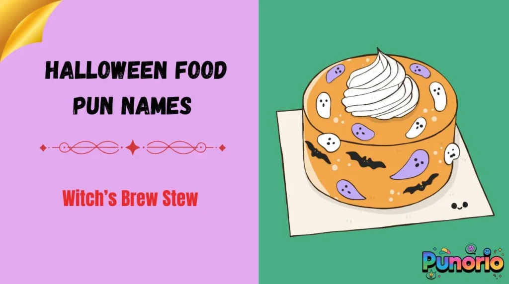 Halloween Food Pun Names