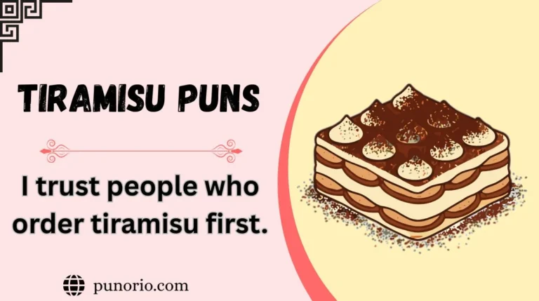 Tiramisu Puns