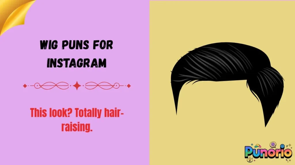Wig Puns for Instagram