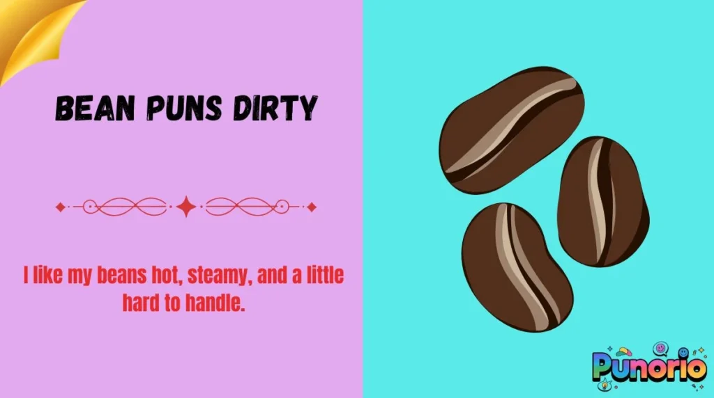 Bean Puns Dirty