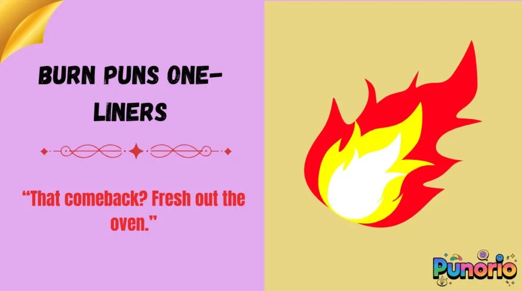 Burn Puns One-Liners