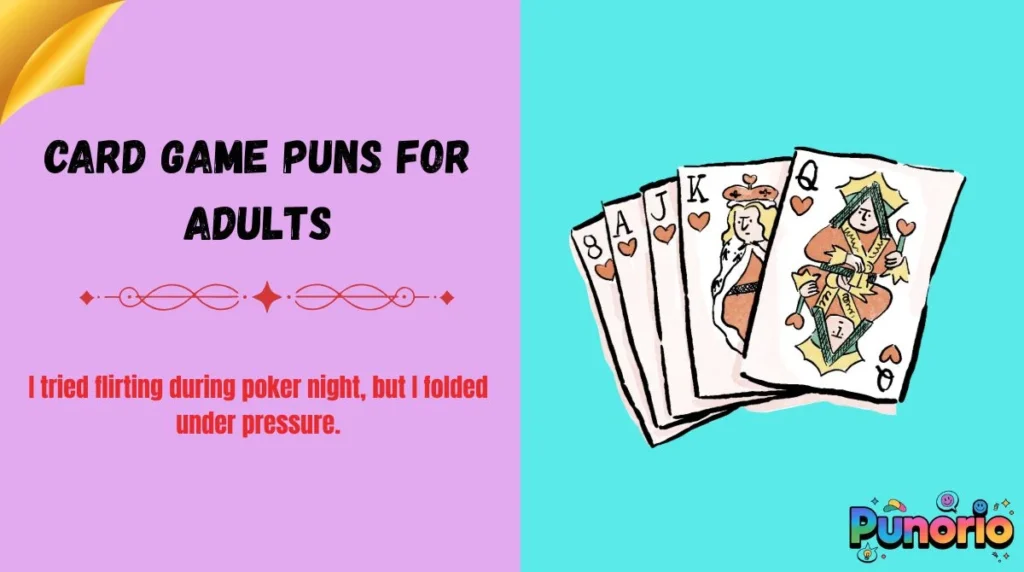 Card Game Puns for Adults