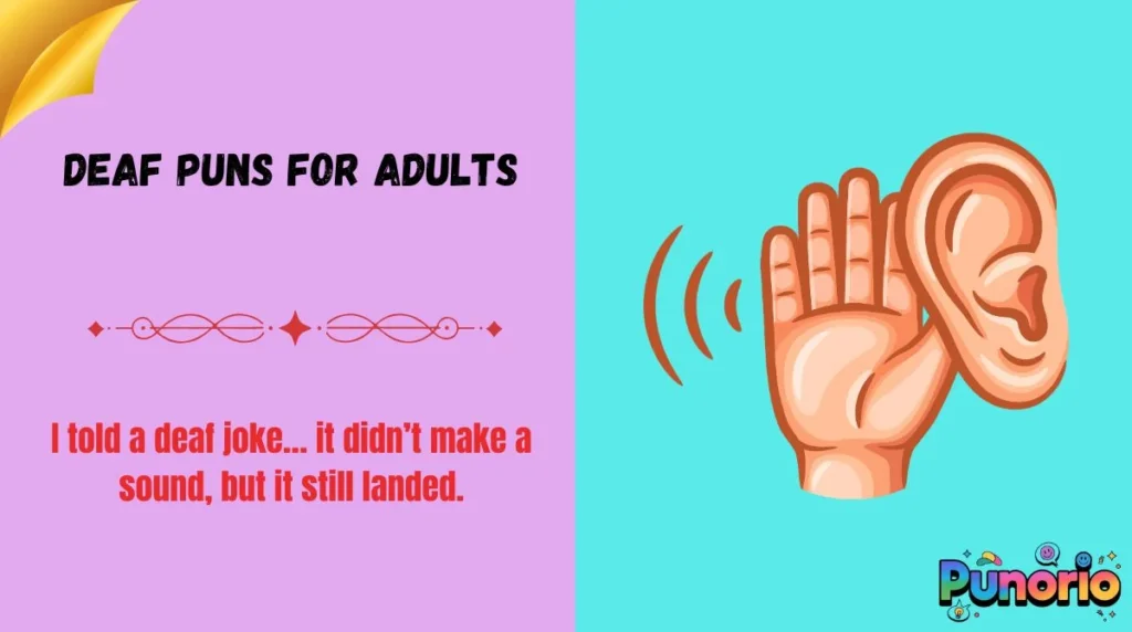 Deaf Puns for Adults