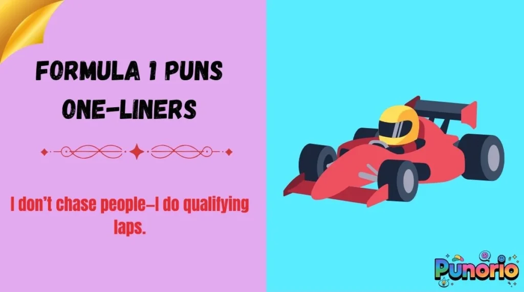 Formula 1 Puns One-Liners