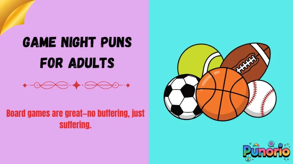 Game Night Puns for Adults