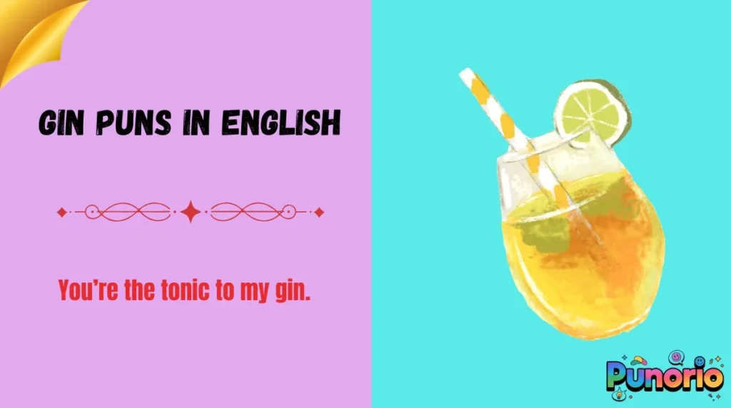 Gin Puns in English