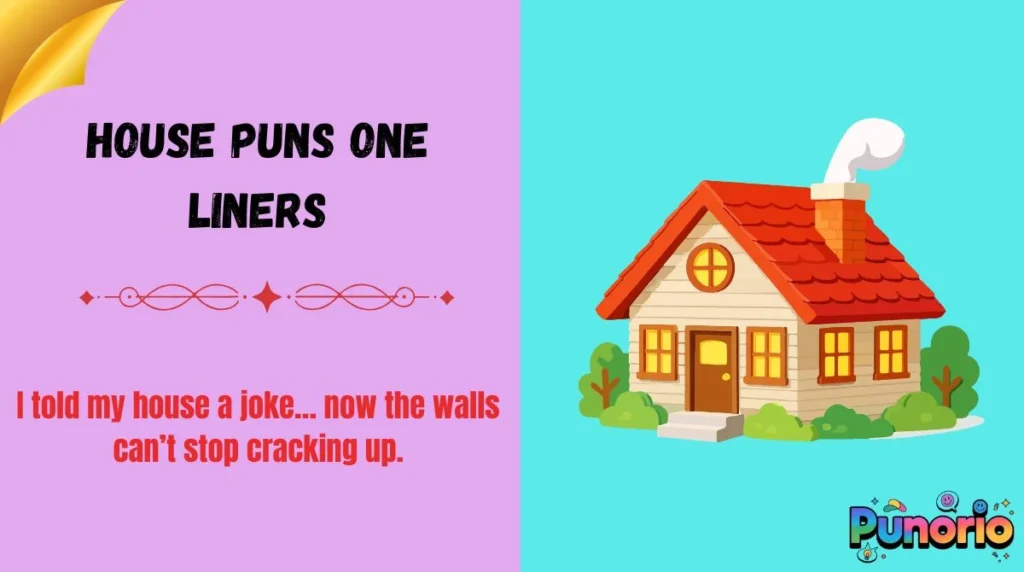 House Puns One Liners