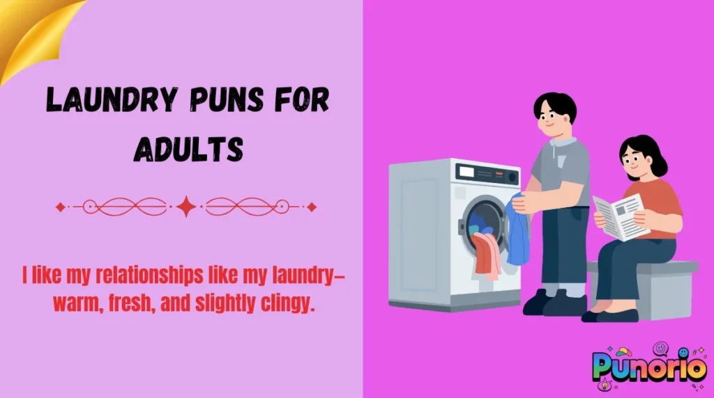 Laundry Puns for Adults