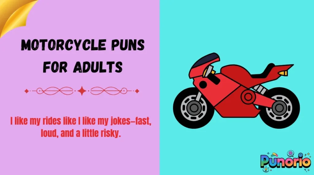 Motorcycle Puns for Adults