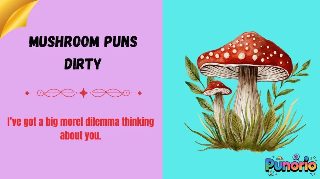Mushroom Puns Dirty
