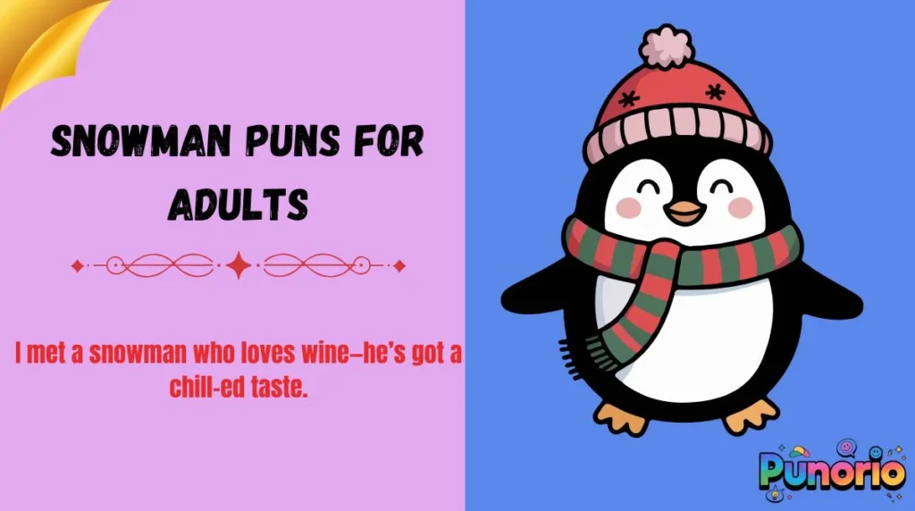 Snowman Puns for Adults