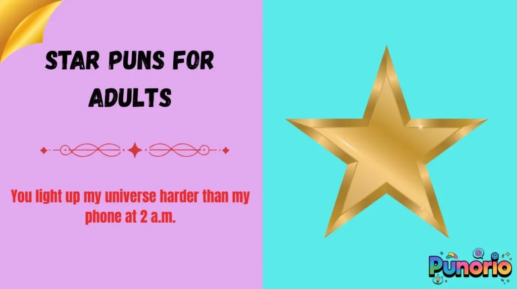 Star Puns for Adults