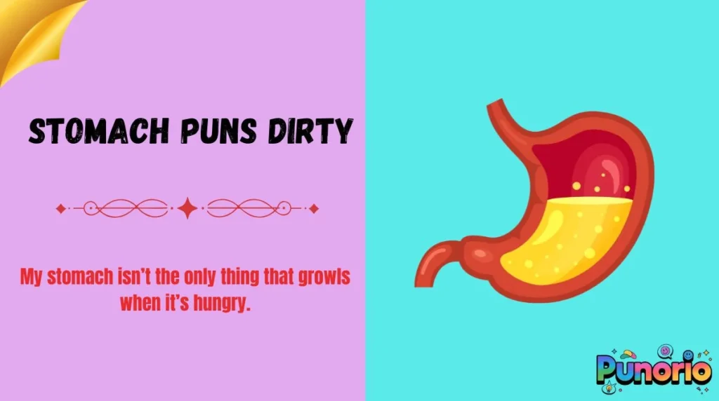 Stomach Puns Dirty