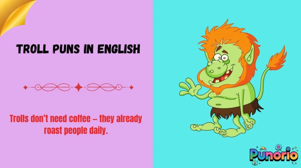 Troll Puns in English