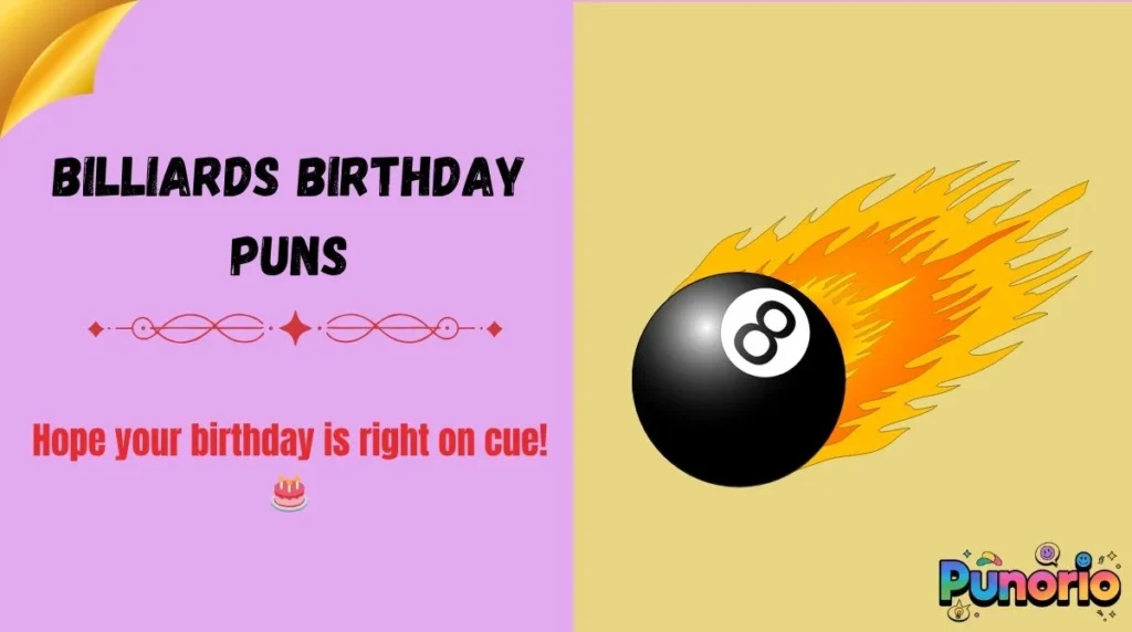 Billiards Birthday Puns