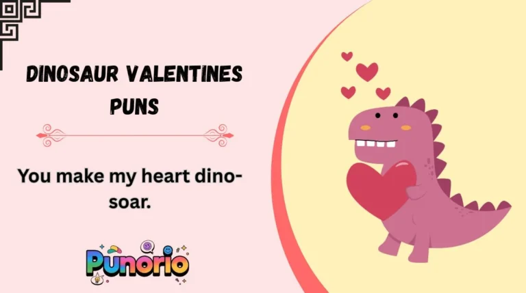 Dinosaur Valentines Puns