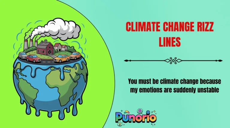 Climate Change Rizz Lines