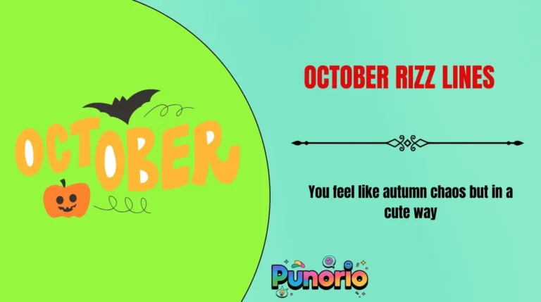 October Rizz Lines